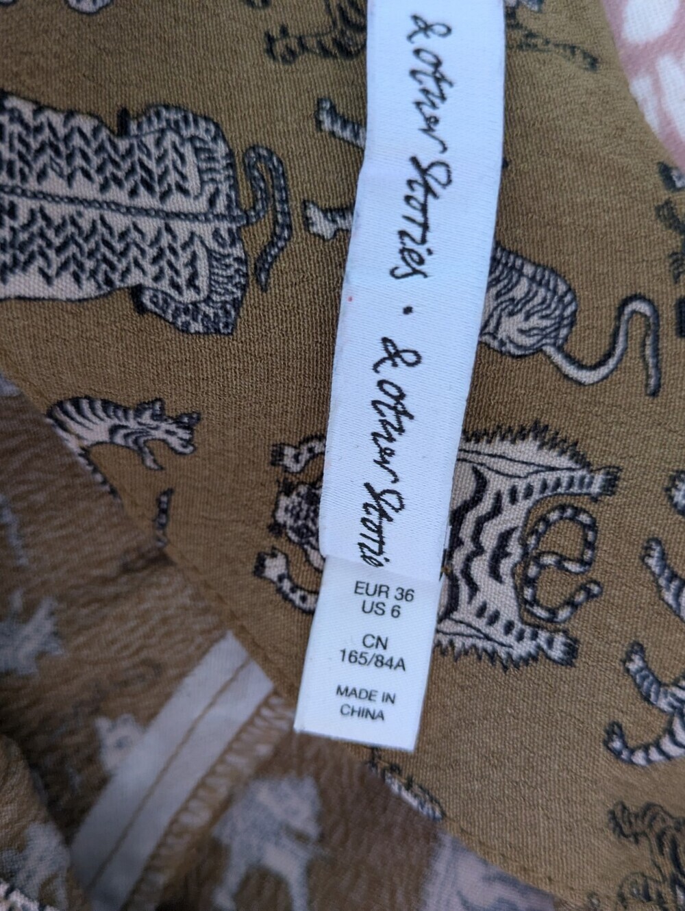 & Other Stories Animal Print Top 6 - Picture 7 of 14
